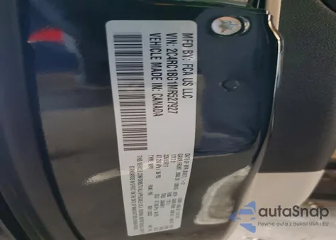 2021 Chrysler Pacifica Touring L z USA, uszkodzony, nr VIN 2C4RC1BG1MR527927